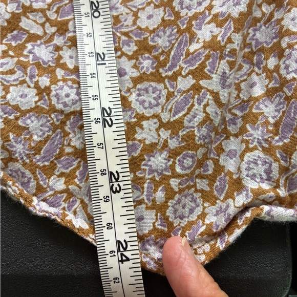 GAP Floral Ruffle Top • Size M • Cottagecore Boho Prairie - Picture 4 of 7